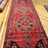 Runner shahsevan tribal   rug #380, size 10’6”x3’6”