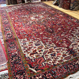 heriz  serapi antique  8’8”x18’4”#d985