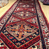 Runner shahsevan tribal  #214 siz3’’9”x13’9”