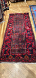 Runner shahsevan tribal   #38, size  9’2”x3’6”