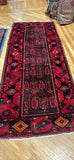 Runner shahsevan tribal   #38, size  9’2”x3’6”