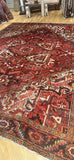 heriz  serapi antique  9x13 feet #d987
