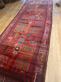 Runner shahsevan #303, size 3’6”x10’