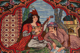 tabriz signed dashtee pictorial 14x20