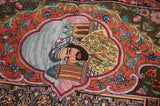 tabriz signed dashtee pictorial 14x20