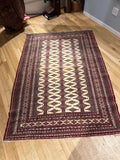 TURKOMEN #en196, size 4’5”x6’5”