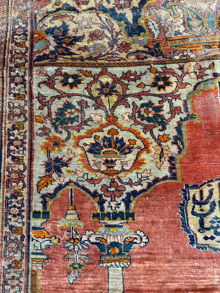 ペルシャ絨毯 シルク 296×198 ムハンマディ工房 persian rug ペルシャ絨毯 シルク 296×198 ムハンマディ工房 persian rug