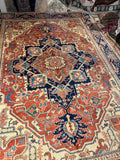 Heriz serapi new,#Bvf734, size 8’4”x11’3”