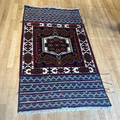 Baluch sofreh  #793, size 2’10”x5’4”