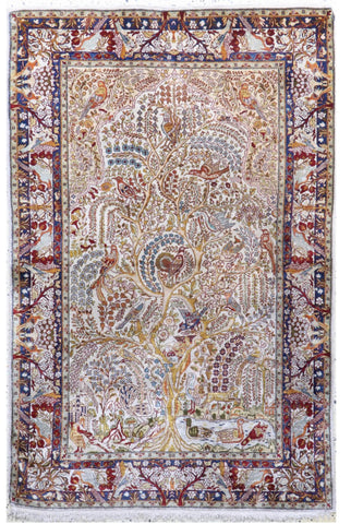 Egyptian silk 3’5”x5,3” #gRre