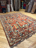 KAZAK wool/ wool vintage 9x12, #y22826