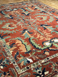 KAZAK wool/ wool vintage 9x12, #y22826
