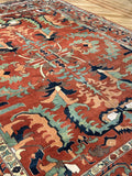KAZAK wool/ wool vintage 9x12, #y22826