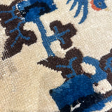 Tibetan horse blanket antique 25x52