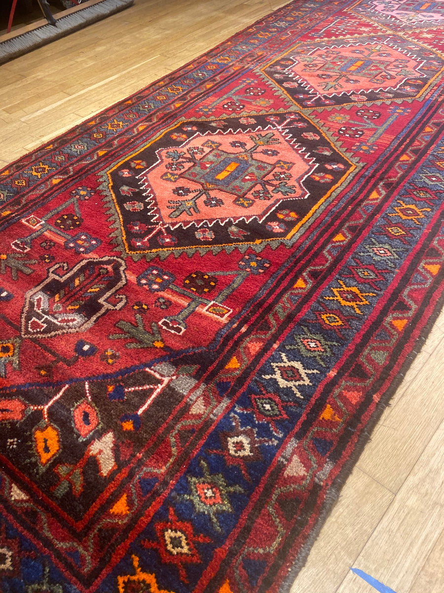 Runner shahsevan tribal persian #253, 3’8”x10 – exotic rug