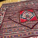 Dowery rug rare tribal  9’8”x 12”