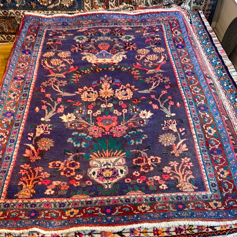 Bijar ( gholtogh ) antique 4’6” x6’4” #rz7720