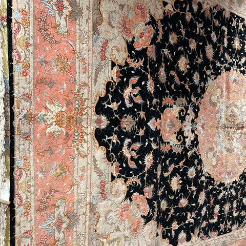 TABRIZ SILK , signed 8’4”x11’4” master weave