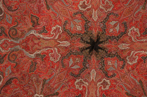 shawl kashmir 1850's meuseum